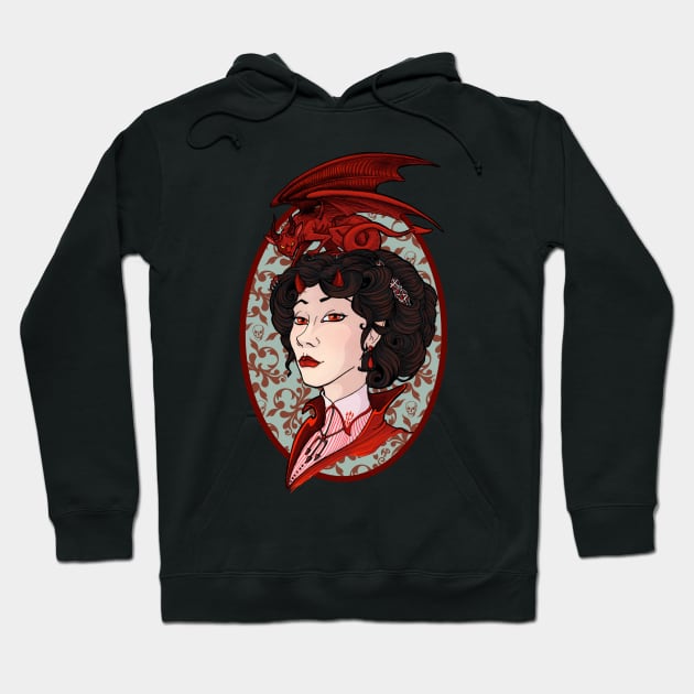 Lady lucifer Hoodie by Holly_Pierson_Art